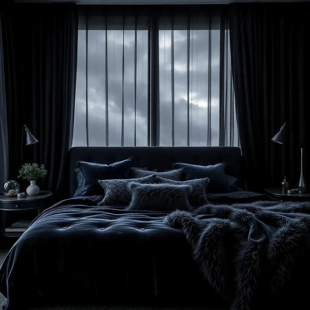 black room,