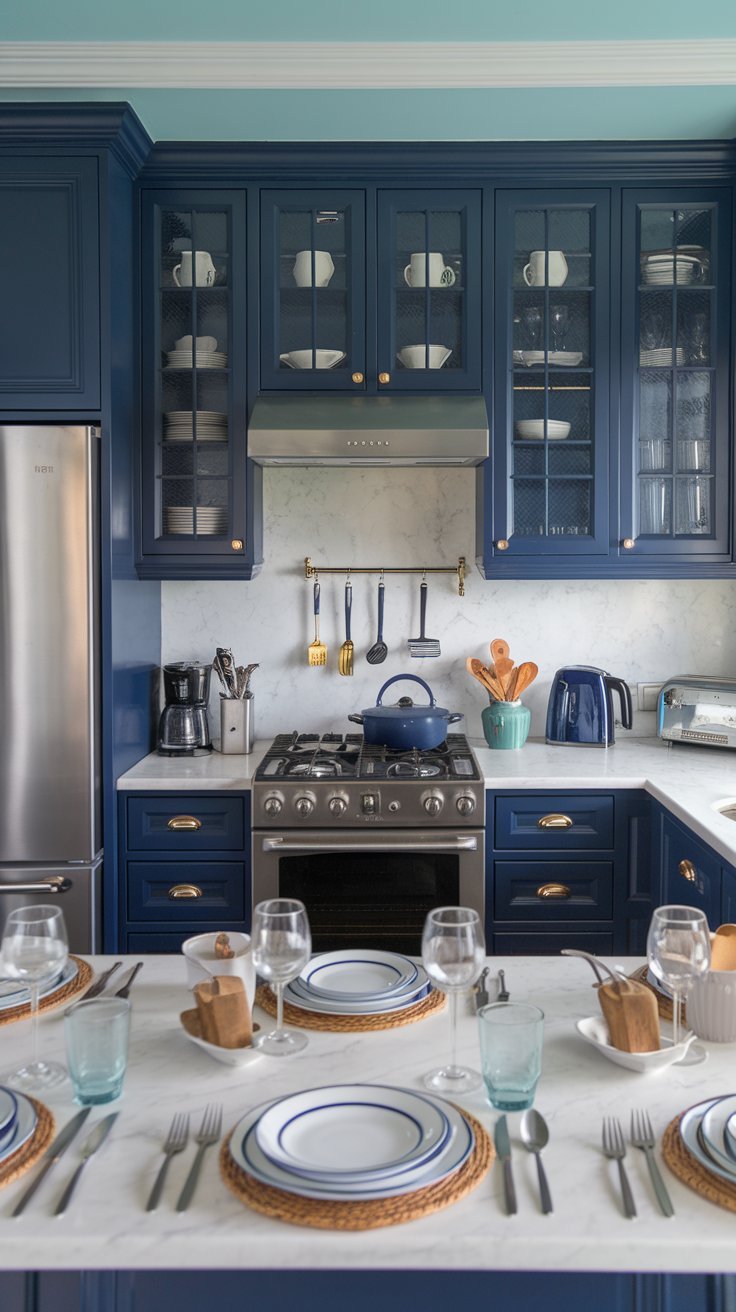 Blue Patterned Tiles