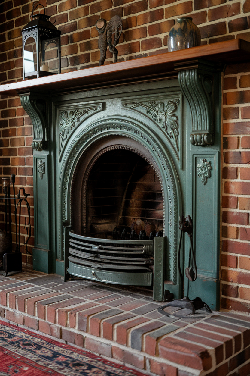 Iron Fireplace