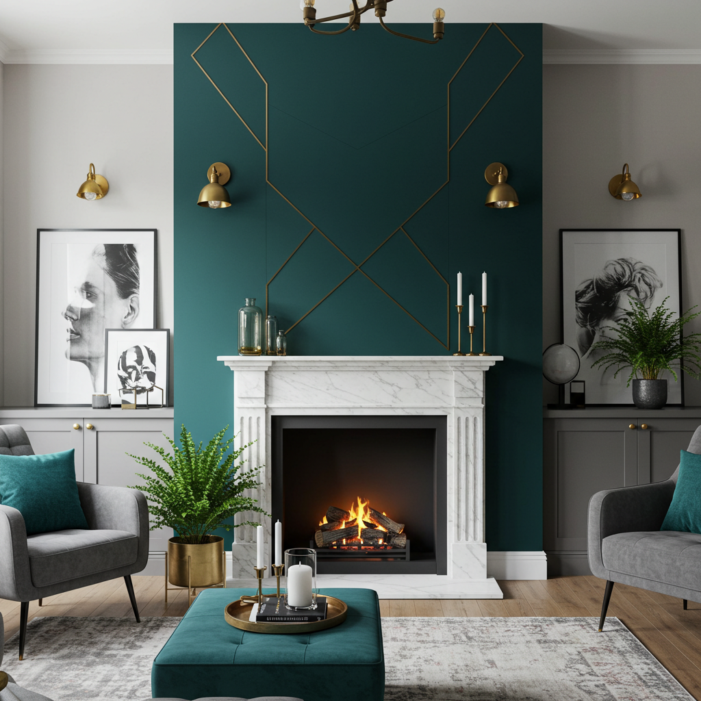 accent firplace