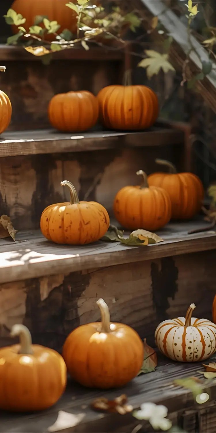 Mini Pumpkin Display
