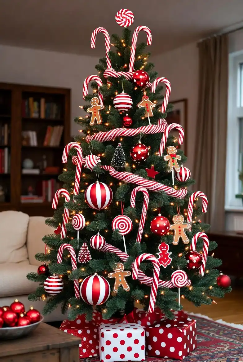 Red and White Candy
