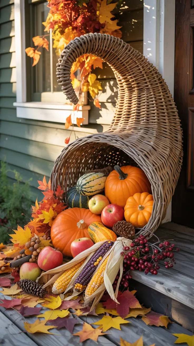 Feature a Striking Cornucopia Centerpiece