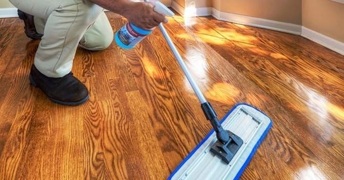 how to remove spray paint from hardwood floors
